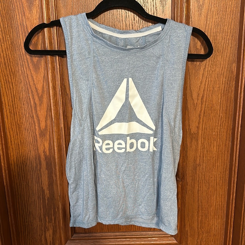 Blue Reebok Muscle tank